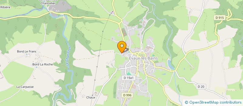 localisation de l'entreprise MADAME LYLIANE QUESNEL à EVAUX-LES-BAINS