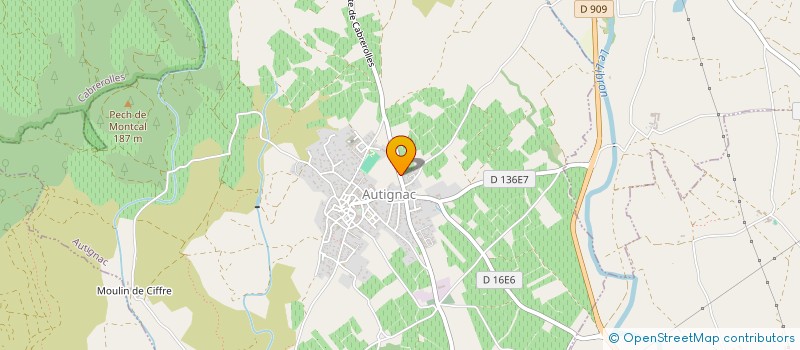 localisation de l'entreprise MADAME LYLIANE VALETTE  MAGALAS