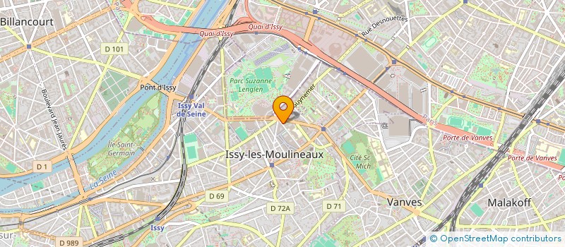 localisation de l'entreprise MADAME LYLINE LIM à ISSY-LES-MOULINEAUX