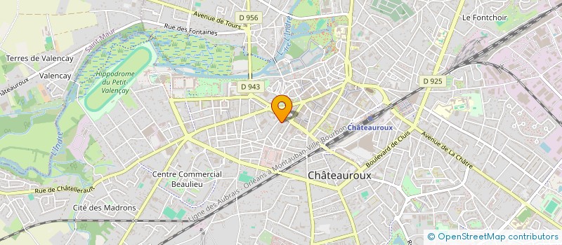 localisation de l'entreprise MADAME LYLOU BERGER à CHATEAUROUX