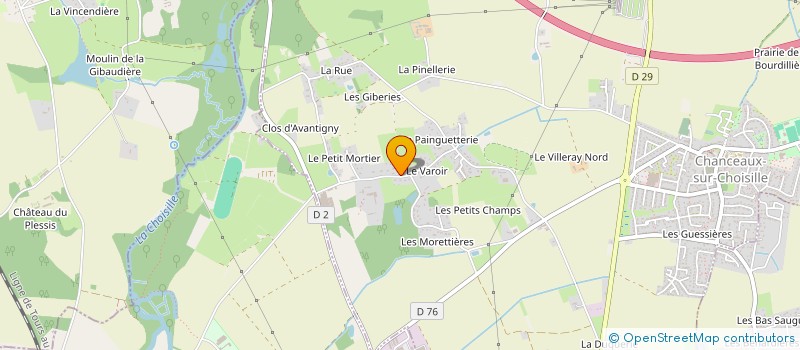 localisation de l'entreprise MADAME LYLOU BERTHELOT  CHANCEAUX-SUR-CHOISILLE