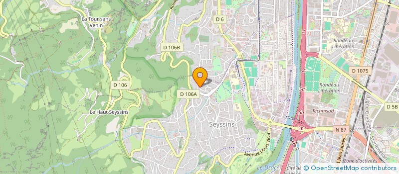 localisation de l'entreprise MADAME LYLOU DUC  SEYSSINS