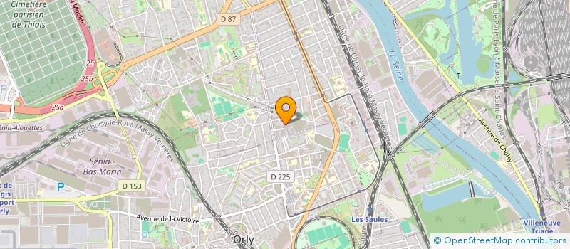 localisation de l'entreprise MADAME LYLOU JACQUET  CHOISY-LE-ROI