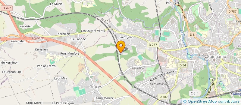 localisation de l'entreprise MADAME LYLOU LE HUEROU  GRACES