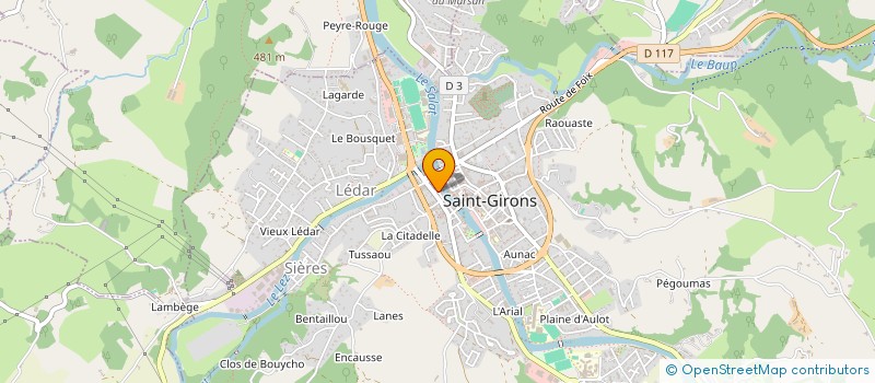 localisation de l'entreprise MADAME LYLOU LE SIGNOR à SAINT-GIRONS