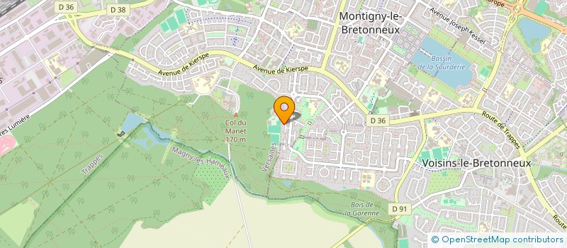 localisation de l'entreprise MADAME LYLOU SIEGEL  MONTIGNY-LE-BRETONNEUX