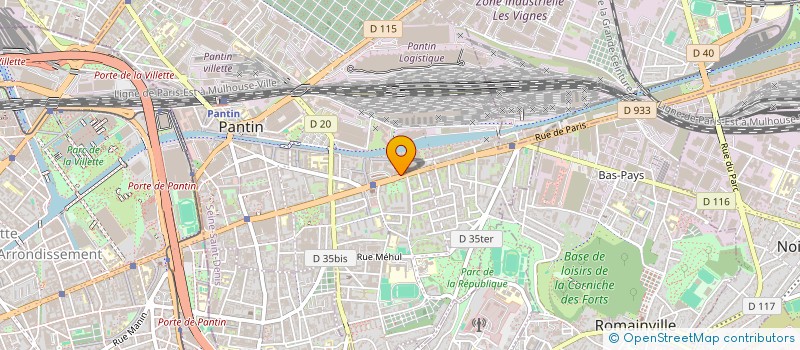 localisation de l'entreprise MADAME LYLUN NAHAR à PANTIN