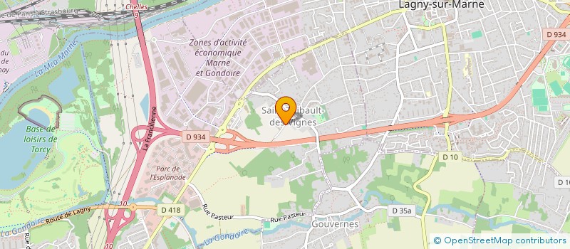 localisation de l'entreprise MADAME LYLY TANG  SAINT THIBAULT DES VIGNES