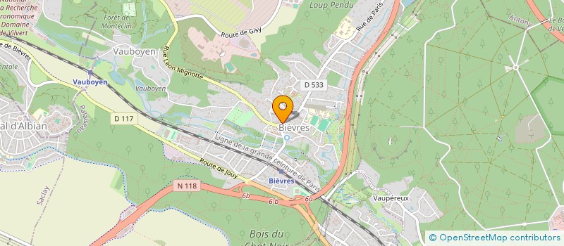 localisation de l'entreprise MADAME LYNA ADESIR  BIEVRES