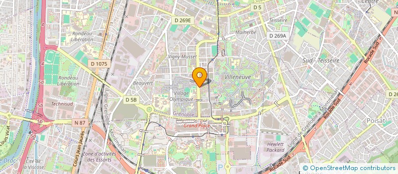 localisation de l'entreprise MADAME LYNA AIT OUARET  GRENOBLE