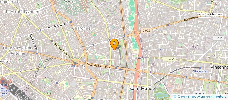 localisation de l'entreprise MADAME LYNA BENSACI  PARIS