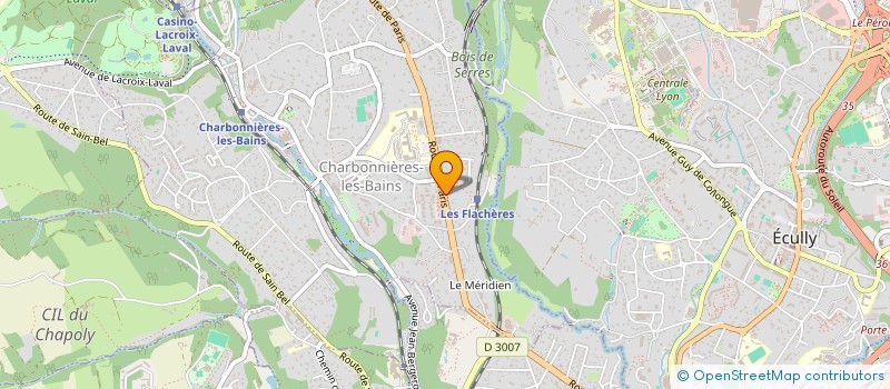 localisation de l'entreprise MADAME LYNA BOUDAOUD  CHARBONNIERES-LES-BAINS