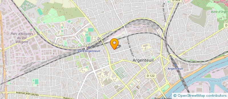 localisation de l'entreprise MADAME LYNA DHIF  ARGENTEUIL