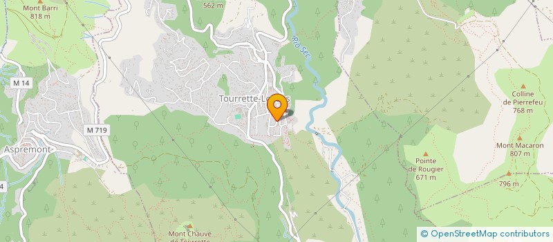 localisation de l'entreprise MADAME LYNA DOUSSELAIN  TOURRETTE-LEVENS