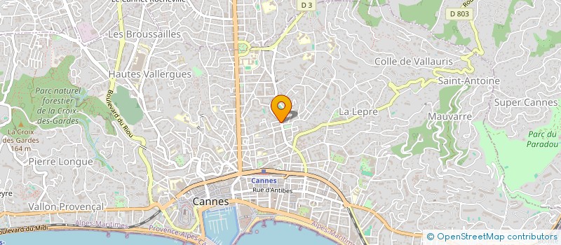 localisation de l'entreprise MADAME LYNA HASSANI à CANNES