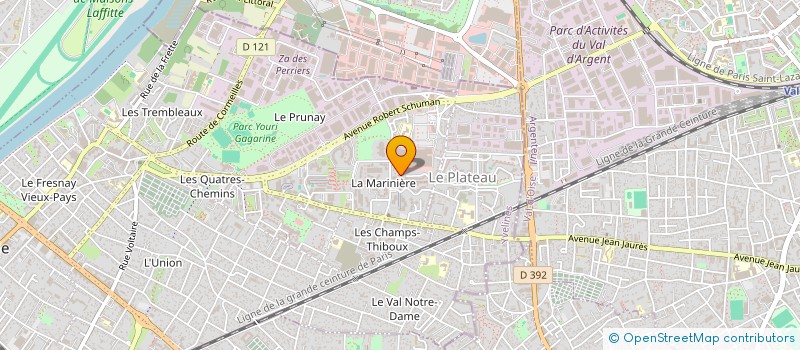 localisation de l'entreprise MADAME LYNA LAAROUSSI  CHAMPS-SUR-MARNE