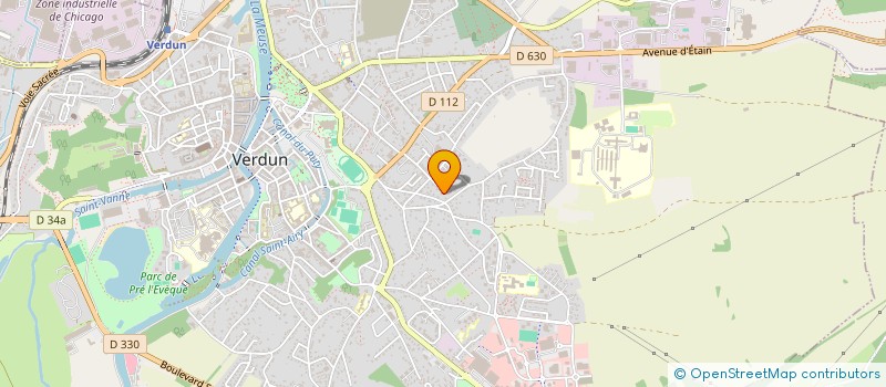 localisation de l'entreprise MADAME LYNAE HUFF à VERDUN