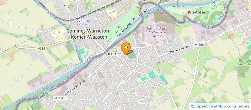 localisation de l'entreprise MADAME LYNCE DUPERRIER  COMINES