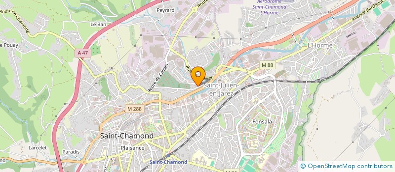 localisation de l'entreprise MADAME LYNCIA LO ROSCIO  SAINT-CHAMOND