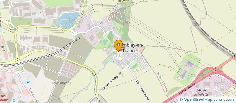 localisation de l'entreprise MADAME LYNDA AIT GACEM à TREMBLAY-EN-FRANCE