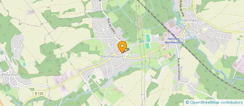 localisation de l'entreprise MADAME LYNDA ALIANE  BERTHECOURT