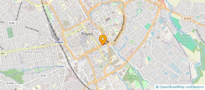 localisation de l'entreprise MADAME LYNDA ANDJOUH  TROYES