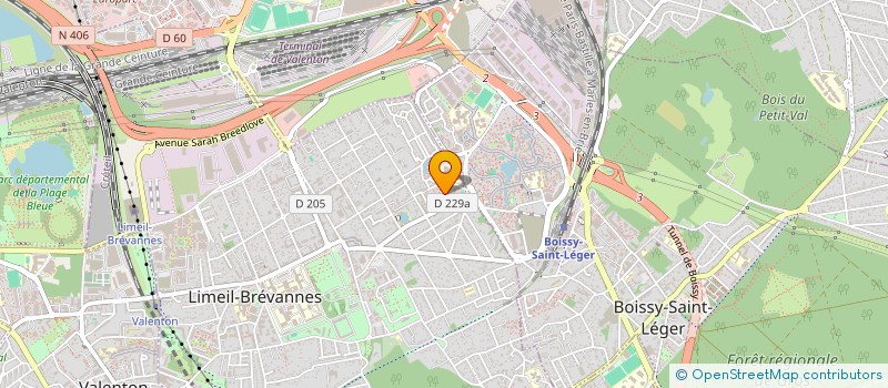 localisation de l'entreprise MADAME LYNDA ARKOUB  LIMEIL-BREVANNES