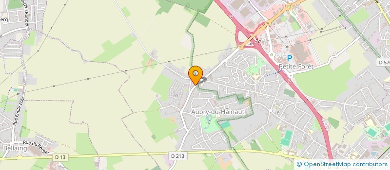 localisation de l'entreprise MADAME LYNDA BAKIRI  AUBRY-DU-HAINAUT