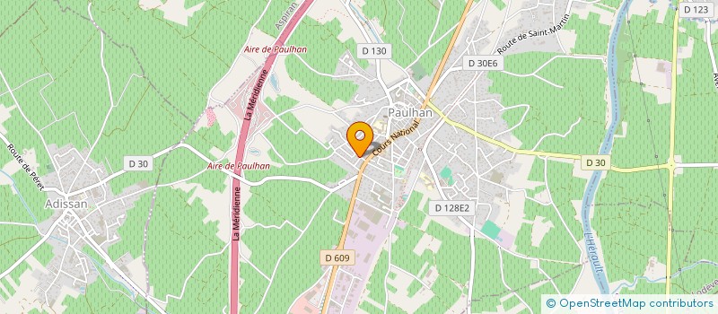 localisation de l'entreprise MADAME LYNDA BEC  PAULHAN