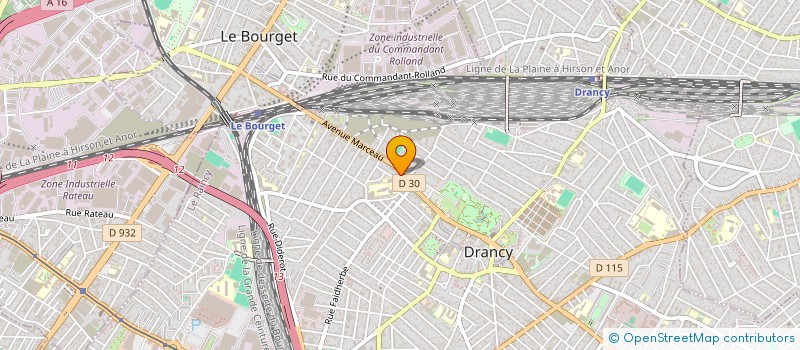 localisation de l'entreprise MADAME LYNDA BELLAHCENE  DRANCY