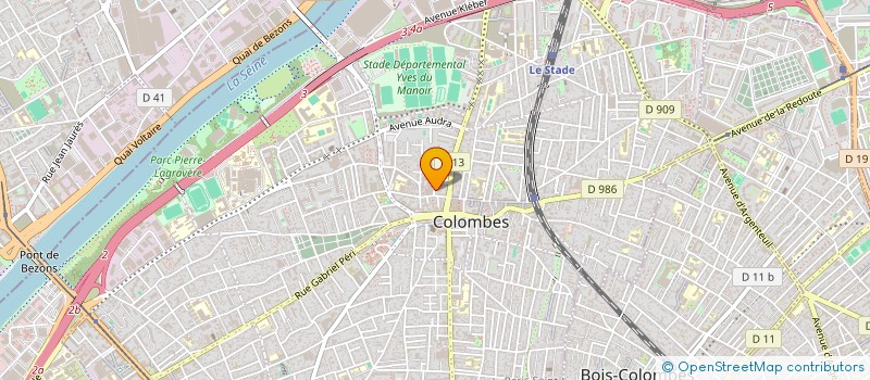 localisation de l'entreprise MADAME LYNDA BENILLOUCHE à COLOMBES