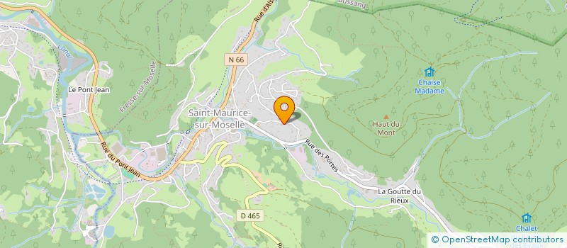 localisation de l'entreprise MADAME LYNDA BINDER  SAINT-MAURICE-SUR-MOSELLE