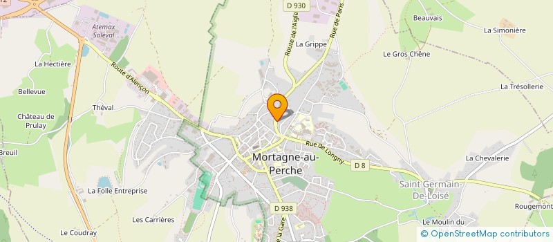 localisation de l'entreprise MADAME LYNDA BORNAT à MORTAGNE-AU-PERCHE