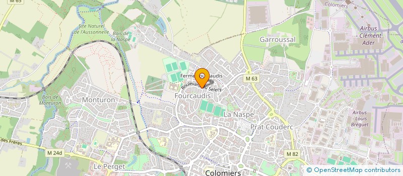 localisation de l'entreprise MADAME LYNDA BOUAMAMA à COLOMIERS