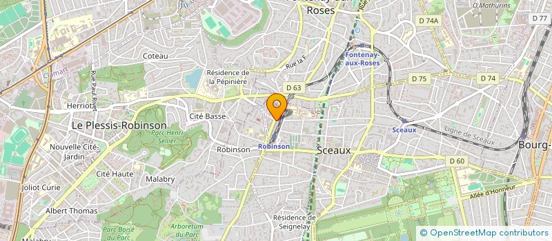 localisation de l'entreprise MADAME LYNDA BOUANFEL à SCEAUX