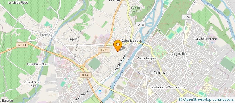 localisation de l'entreprise MADAME LYNDA BRY  JAVREZAC