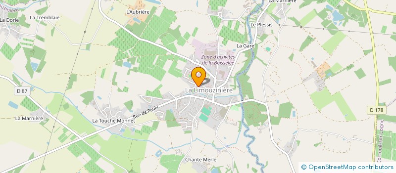 localisation de l'entreprise MADAME LYNDA CHAIGNEAU  LA LIMOUZINIERE