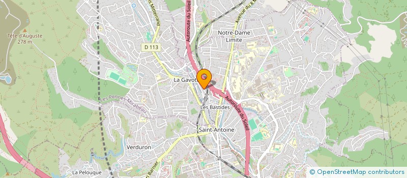 localisation de l'entreprise MADAME LYNDA CHIBAH  MARSEILLE