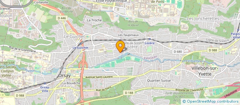 localisation de l'entreprise MADAME LYNDA CHIBANI à ORSAY