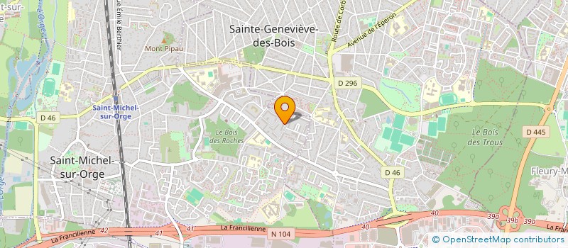 localisation de l'entreprise MADAME LYNDA COSPAR  SAINT-MICHEL-SUR-ORGE