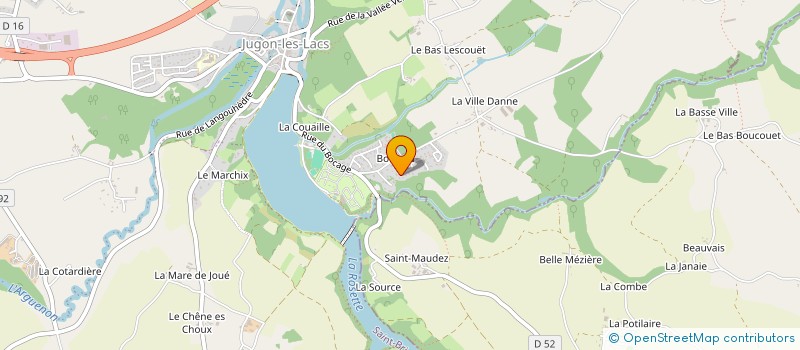 localisation de l'entreprise MADAME LYNDA COUTAREL à JUGON-LES-LACS