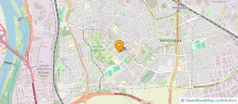 localisation de l'entreprise MADAME LYNDA DAHMANI  VENISSIEUX