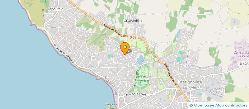 localisation de l'entreprise MADAME LYNDA DE LOOR  BRETIGNOLLES-SUR-MER