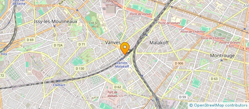 localisation de l'entreprise MADAME LYNDA DEHAFFREINGUE  VANVES