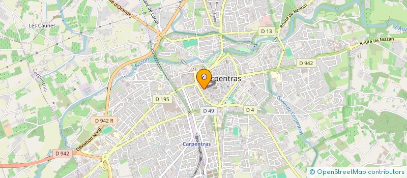 localisation de l'entreprise MADAME LYNDA DJAROUN  CARPENTRAS