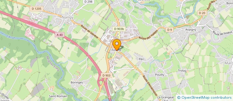 localisation de l'entreprise MADAME LYNDA DJEGHRI  CRANVES-SALES