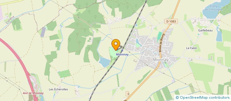 localisation de l'entreprise MADAME LYNDA EVENDEN  MIONNAY