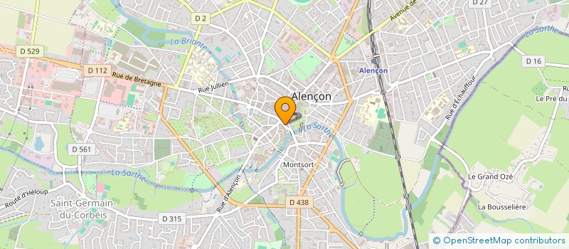 localisation de l'entreprise MADAME LYNDA FORTIN à ALENCON
