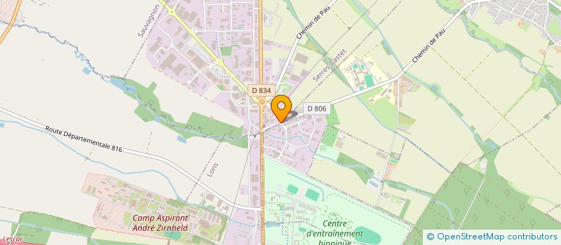 localisation de l'entreprise MADAME LYNDA GANTIN  SERRES-CASTET