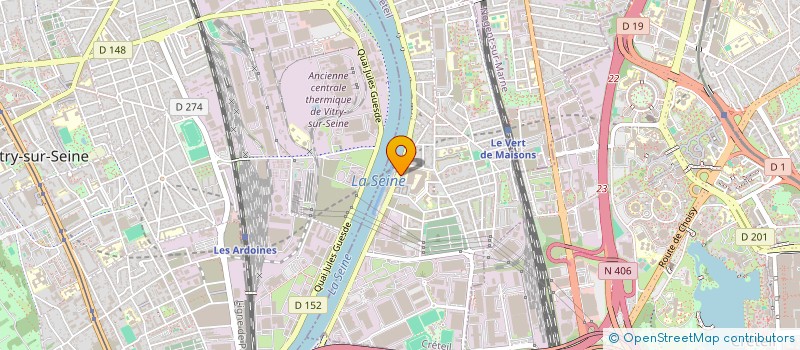 localisation de l'entreprise MADAME LYNDA GUENOUNI  ALFORTVILLE